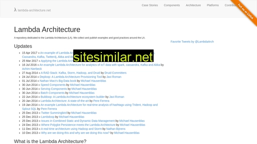 lambda-architecture.net alternative sites