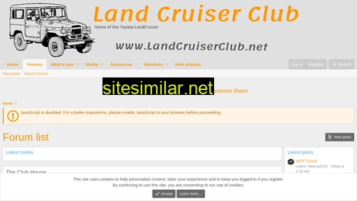landcruiserclub.net alternative sites