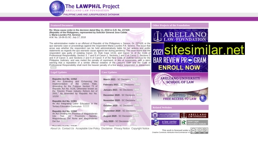 lawphil.net alternative sites