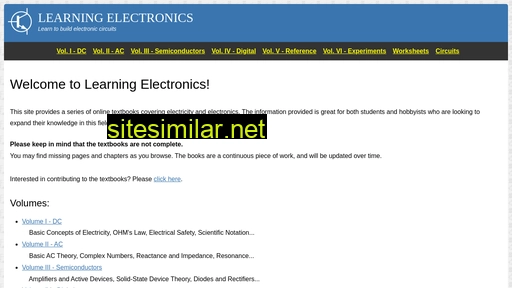 learningelectronics.net alternative sites