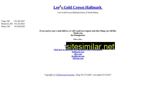 leeshallmark.net alternative sites
