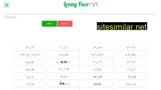 Lenny-face similar sites