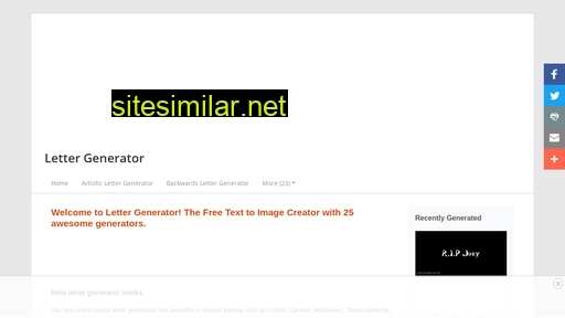 lettergenerator.net alternative sites