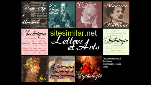 lettres-et-arts.net alternative sites