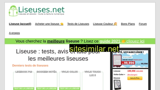 liseuses.net alternative sites