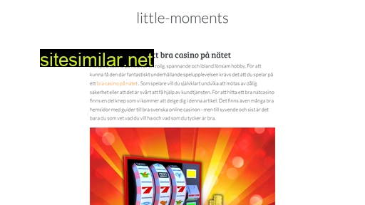 little-moments.net alternative sites