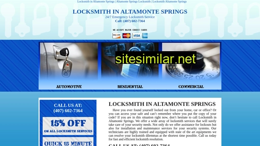 Locksmithinaltamontesprings similar sites