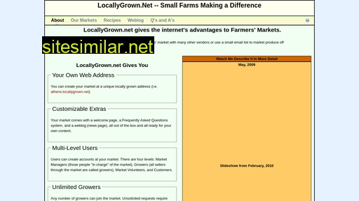locallygrown.net alternative sites
