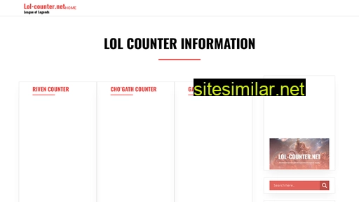 Lol-counter similar sites