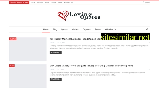 lovingquotes.net alternative sites