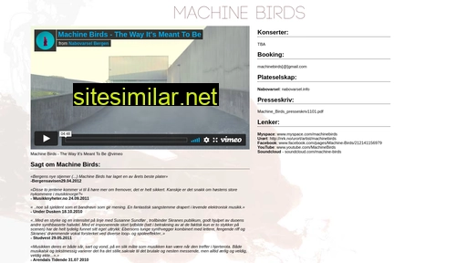 machinebirds.net alternative sites