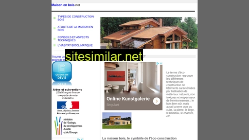 maisonenbois.net alternative sites