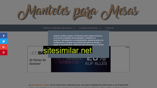 mantelesparamesas.net alternative sites