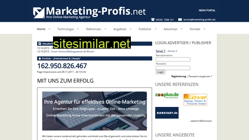 marketing-profis.net alternative sites