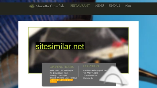 mariettacrawfish.net alternative sites