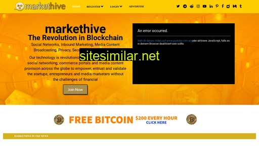 Markethive similar sites