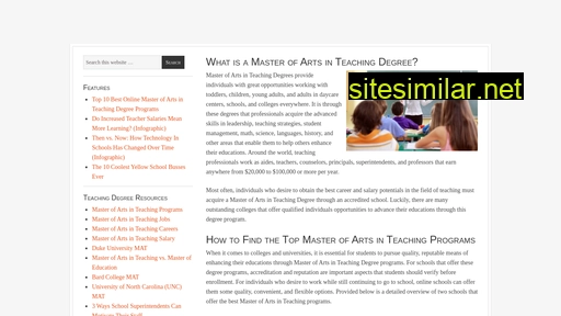 masterofartsinteaching.net alternative sites