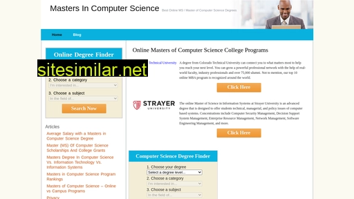 Mastersincomputerscience similar sites