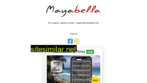 mayabella.net alternative sites