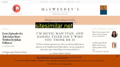Mcsweeneys similar sites