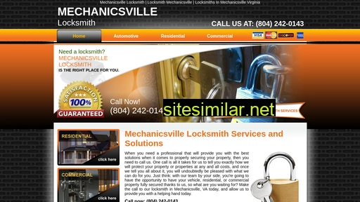 mechanicsvillelocksmith.net alternative sites
