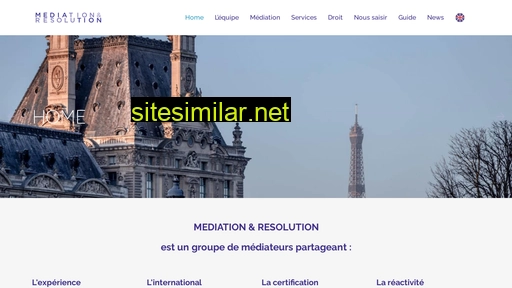 Mediation-resolution similar sites