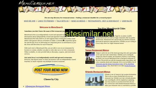 menusearch.net alternative sites