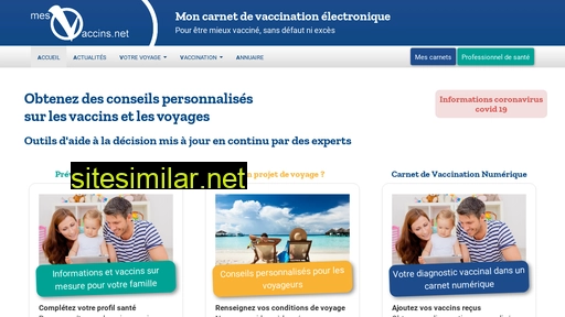 mesvaccins.net alternative sites