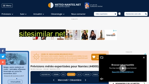 meteo-nantes.net alternative sites