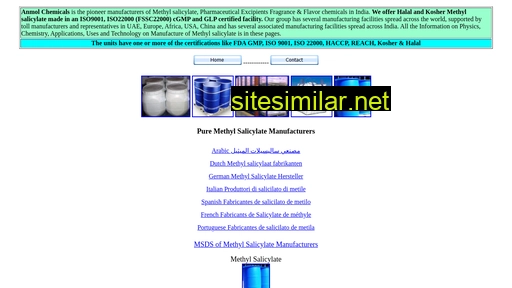 methylsalicylate.net alternative sites