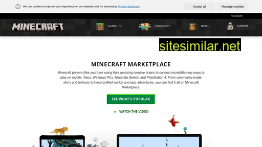 Minecraft similar sites