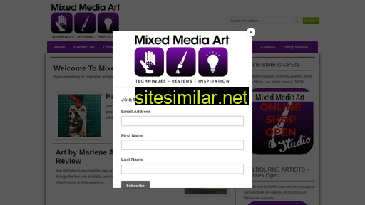 mixedmediaart.net alternative sites