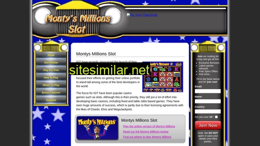 montysmillions.net alternative sites