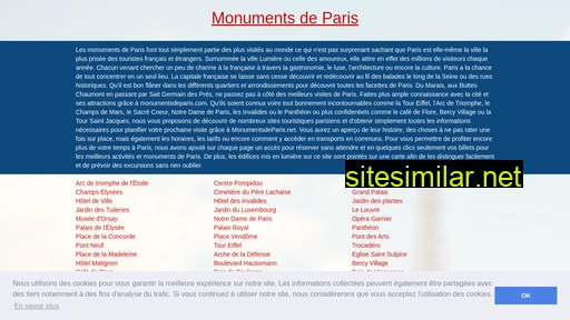 monumentsdeparis.net alternative sites