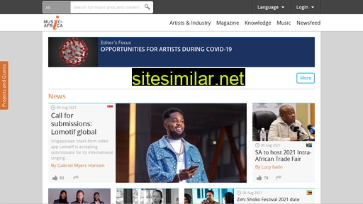 musicinafrica.net alternative sites