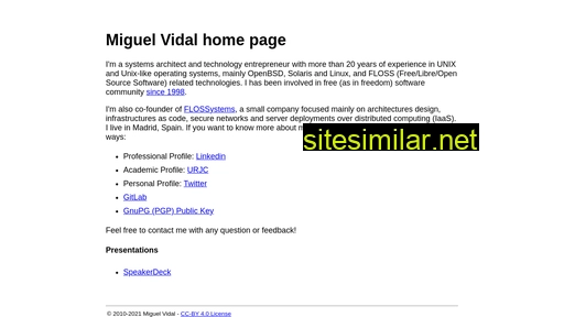 mvidal.net alternative sites