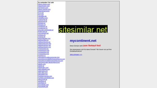 mycontinent.net alternative sites
