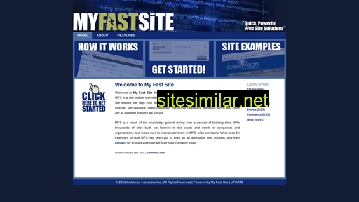 Myfastsite similar sites