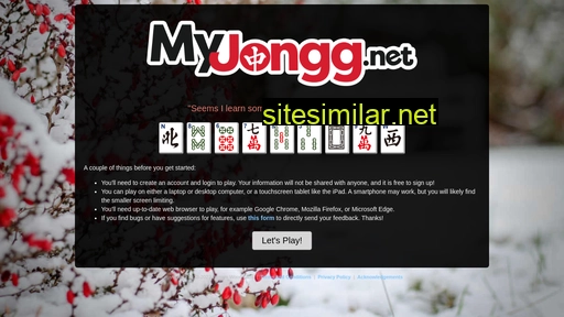 Myjongg similar sites
