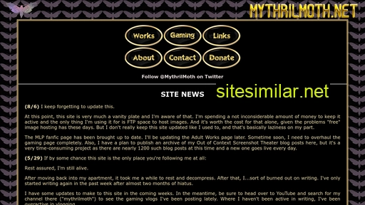 mythrilmoth.net alternative sites