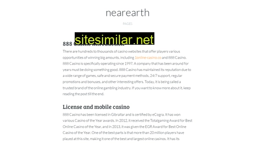 nearearth.net alternative sites