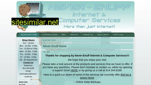 never-enuff.net alternative sites