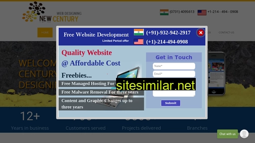 Newcenturywebdesign similar sites