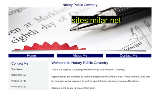 notarypubliccoventry.net alternative sites