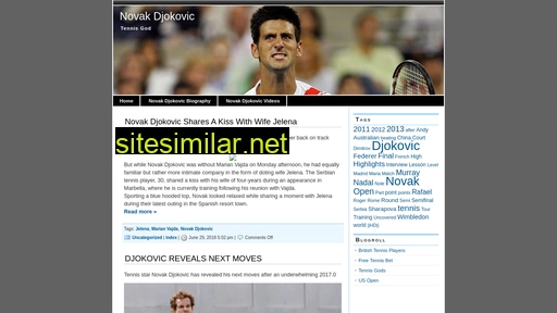 Novakdjokovicfan similar sites