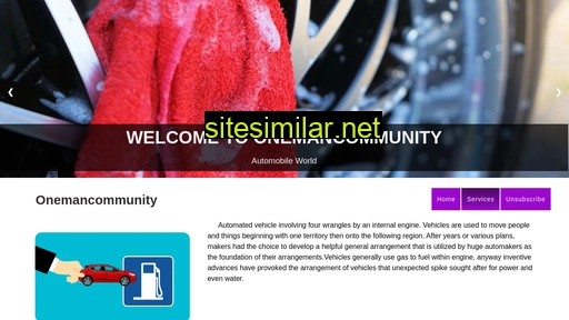 Onemancommunity similar sites