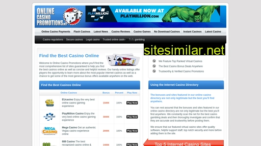 online-casino-promotions.net alternative sites