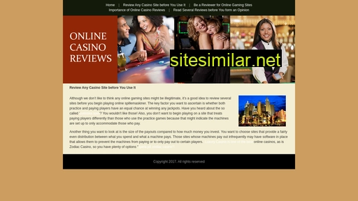 online-casinoreviews.net alternative sites