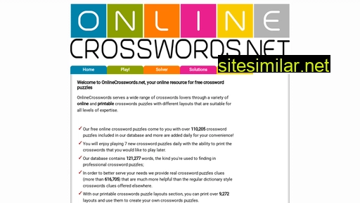 onlinecrosswords.net alternative sites