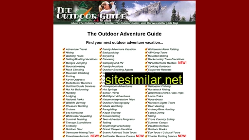 Outdoorguide similar sites